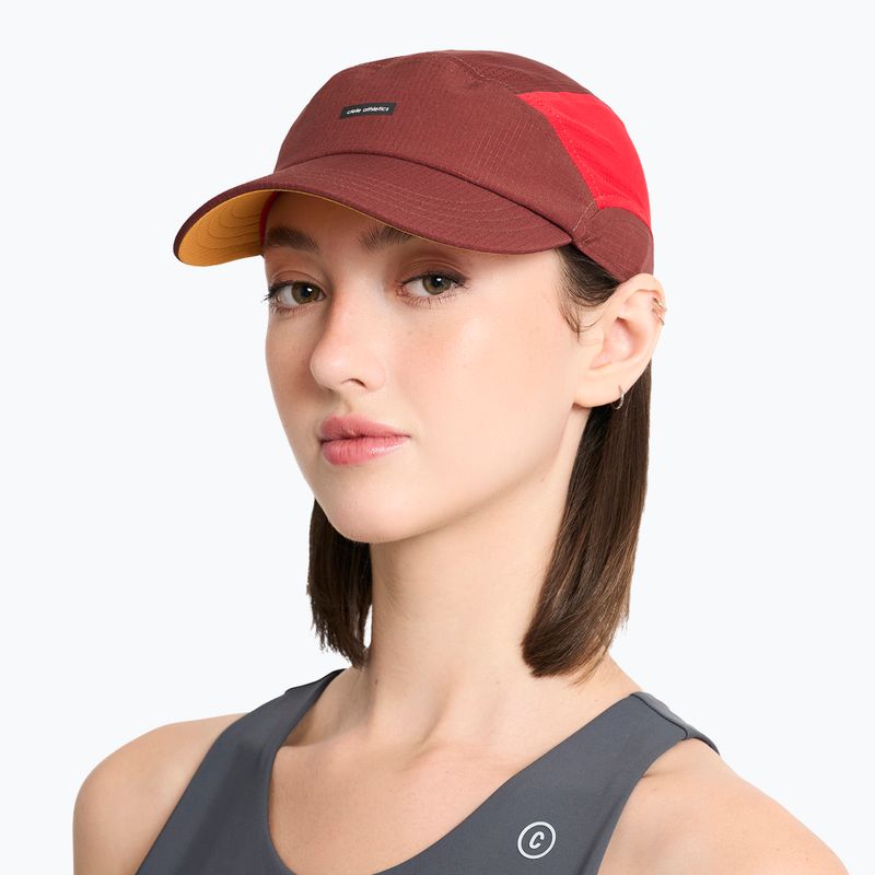 Шапка с козирка Ciele Athletics GOCap Field IconicBar SL andorra/red 5