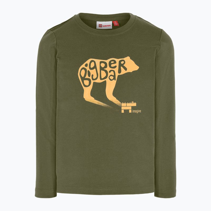 Детска тениска LEGO Lwtias 603 olive 4