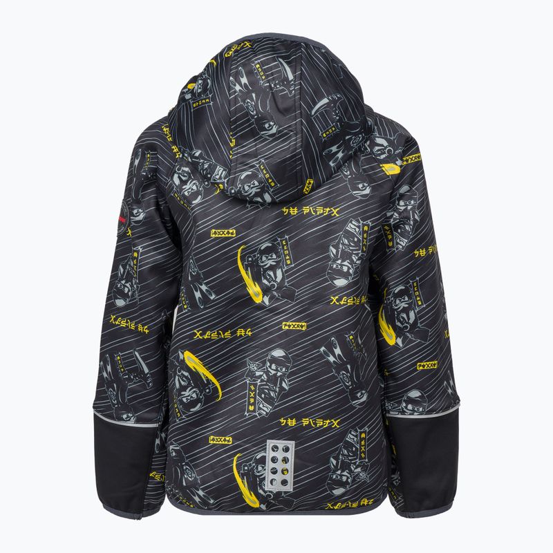 Детско софтшел яке LEGO Lwsejoun 602 black 11010495 2
