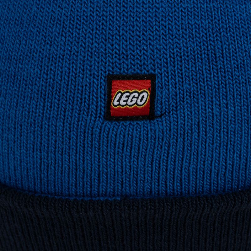 Детска ски шапка LEGO Lwantony 710 синя 5