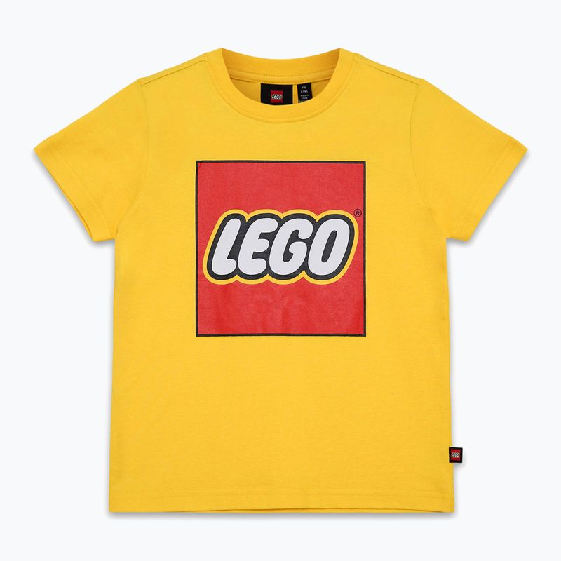 Детска тениска LEGO Lwtano 631 жълта