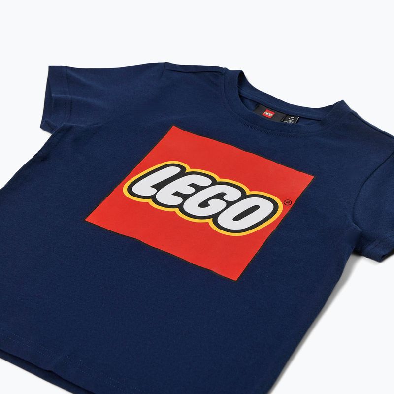 Детска тениска LEGO Lwtano 631 dark navy 3