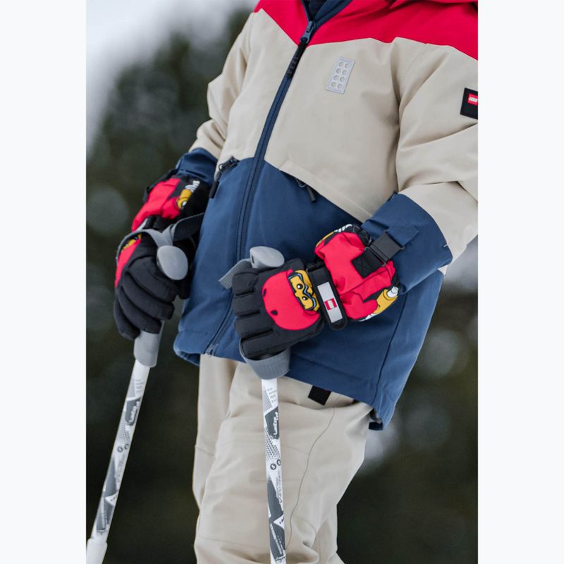 Детски ръкавици LEGO Lwagan 811 черни 8