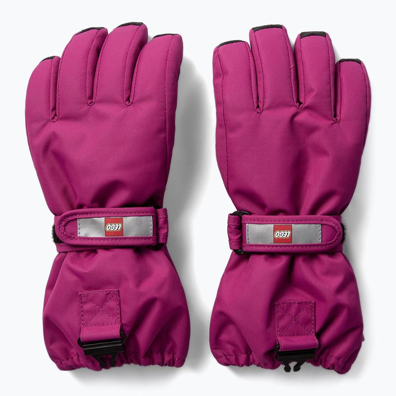 Детски ски ръкавици LEGO Lwatlin 700 fuchsia 2