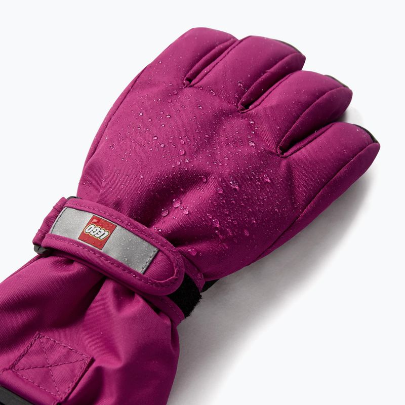 Детски ски ръкавици LEGO Lwatlin 700 fuchsia 3