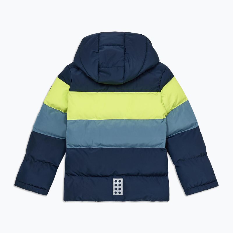 Детско яке LEGO Lwjipe 705 dark navy/lime 2