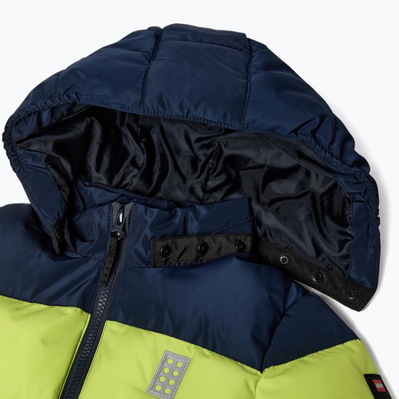 Детско яке LEGO Lwjipe 705 dark navy/lime 3