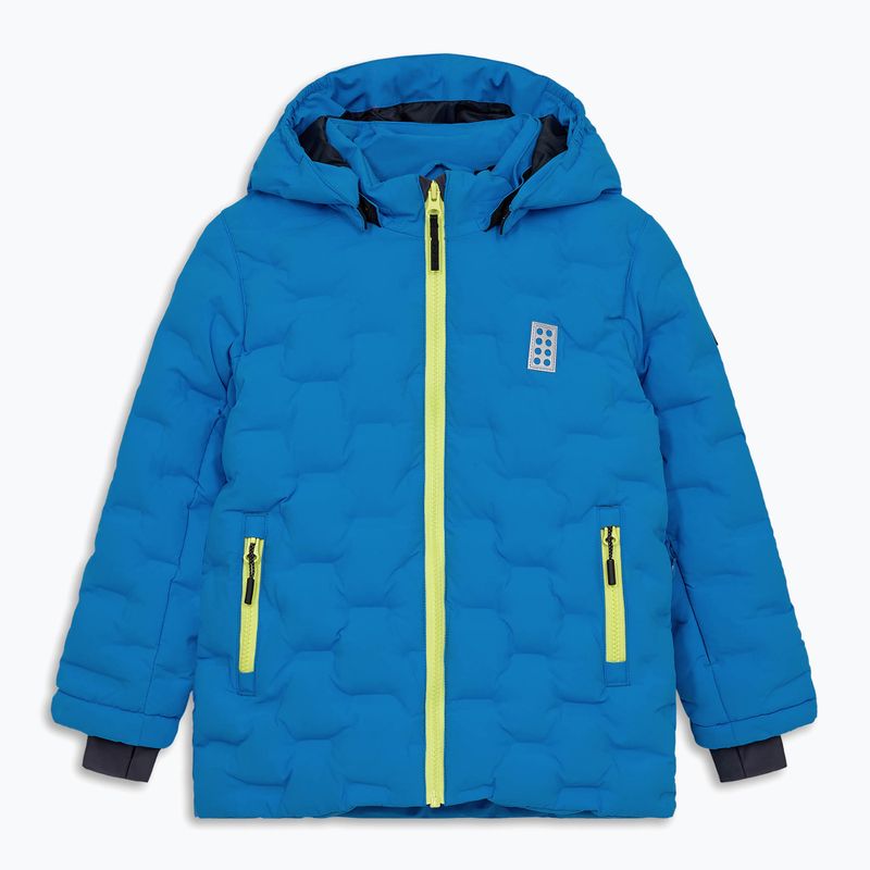 Детско ски яке LEGO Lwjipe 706 blue/lime