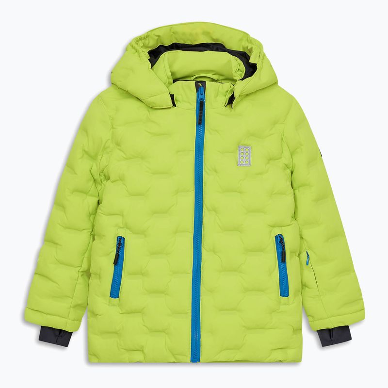 Детско ски яке LEGO Lwjipe 706 lime green/blue