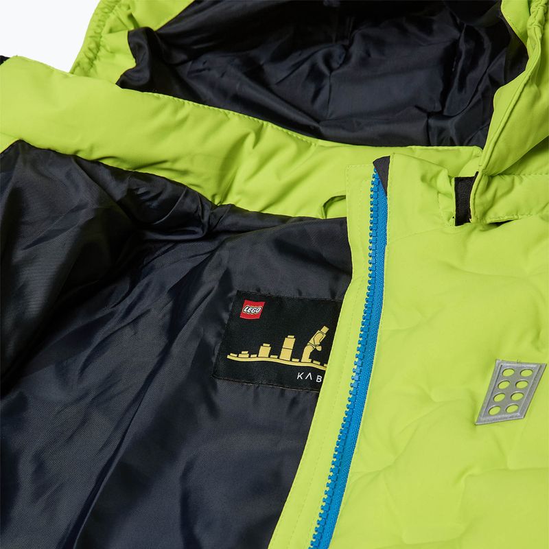 Детско ски яке LEGO Lwjipe 706 lime green/blue 5