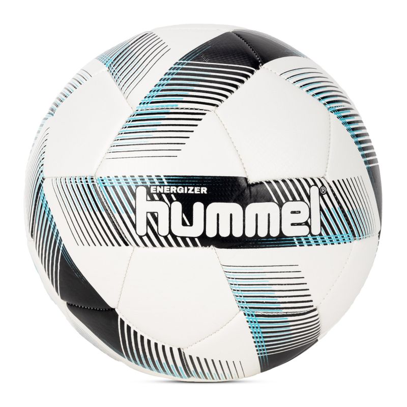 Hummel Energizer FB футболна топка бяло/черно/синьо размер 3