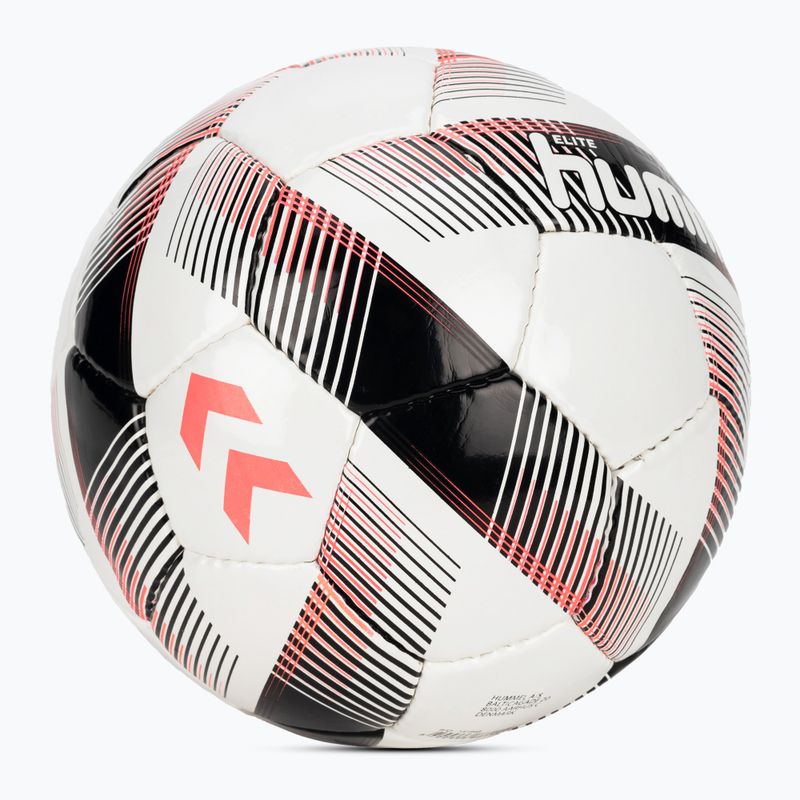 Hummel Elite FB футбол бяло/черно/червено размер 5 2