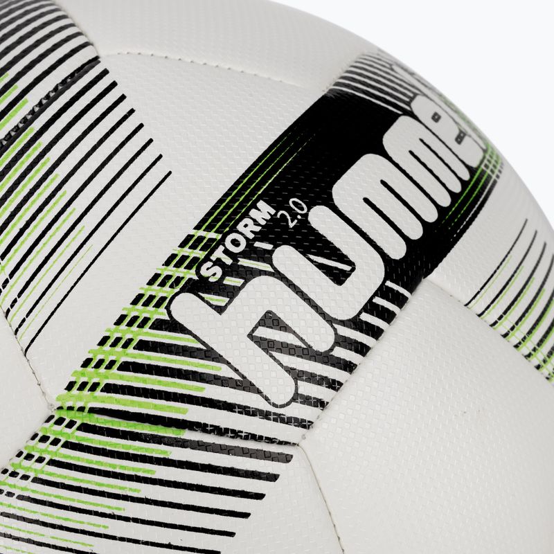 Hummel Storm 2.0 FB футбол бяло/черно/зелено размер 4 3