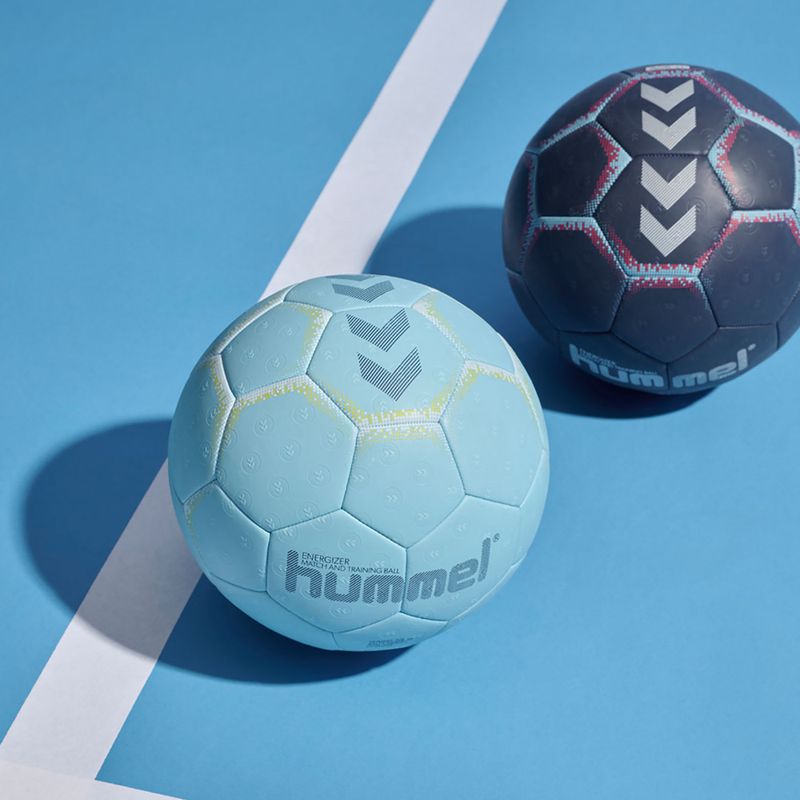 Hummel Energizer HB хандбал синьо/бяло/жълто 4