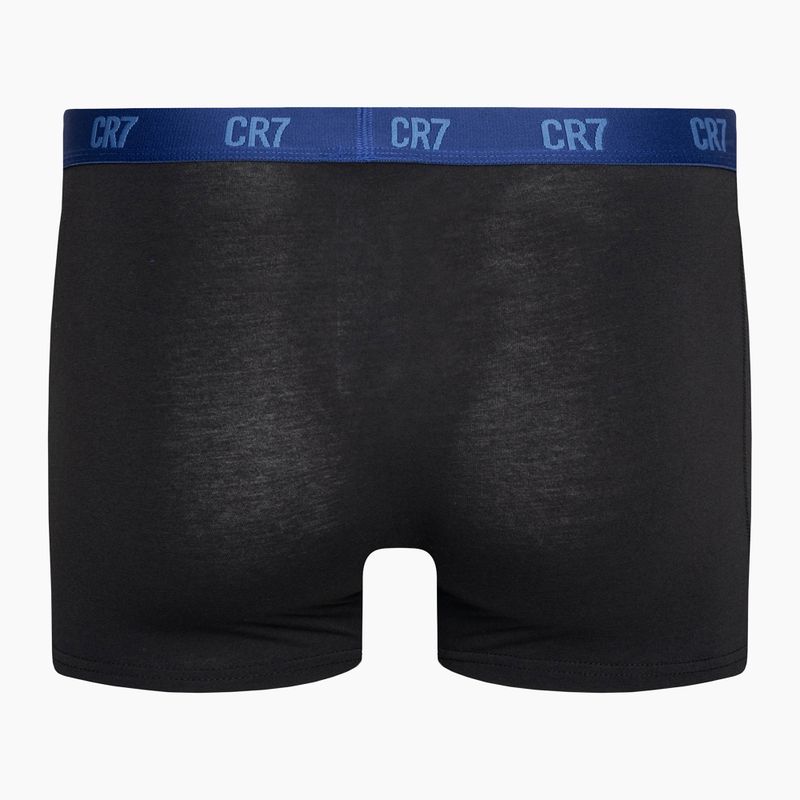 Мъжки боксерки CR7 Basic Trunk 3 чифта черни/сини 3
