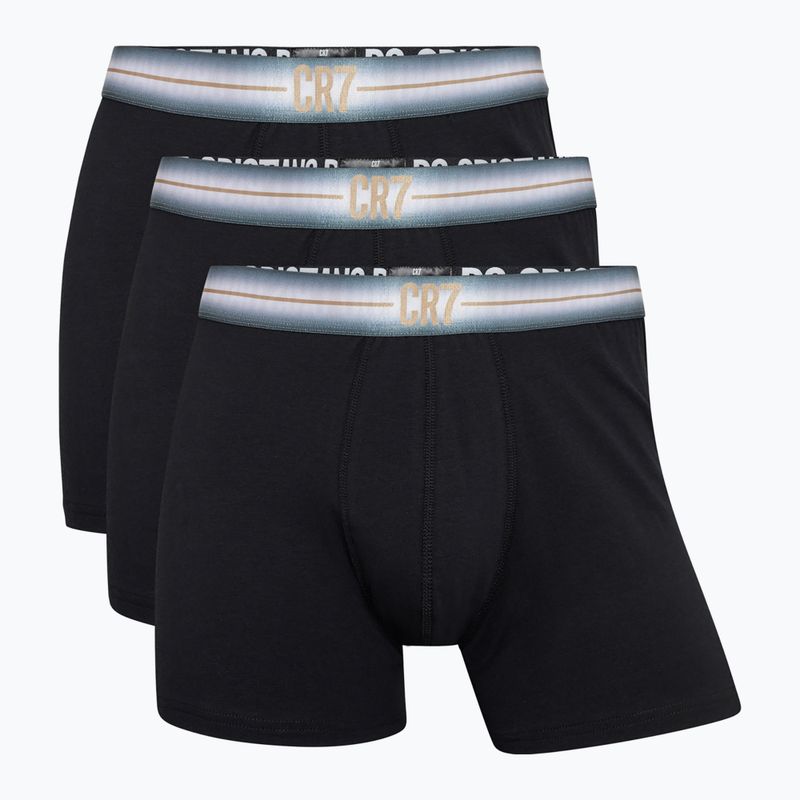 Мъжки боксерки CR7 Basic Trunk 3 чифта black/navy blue 5