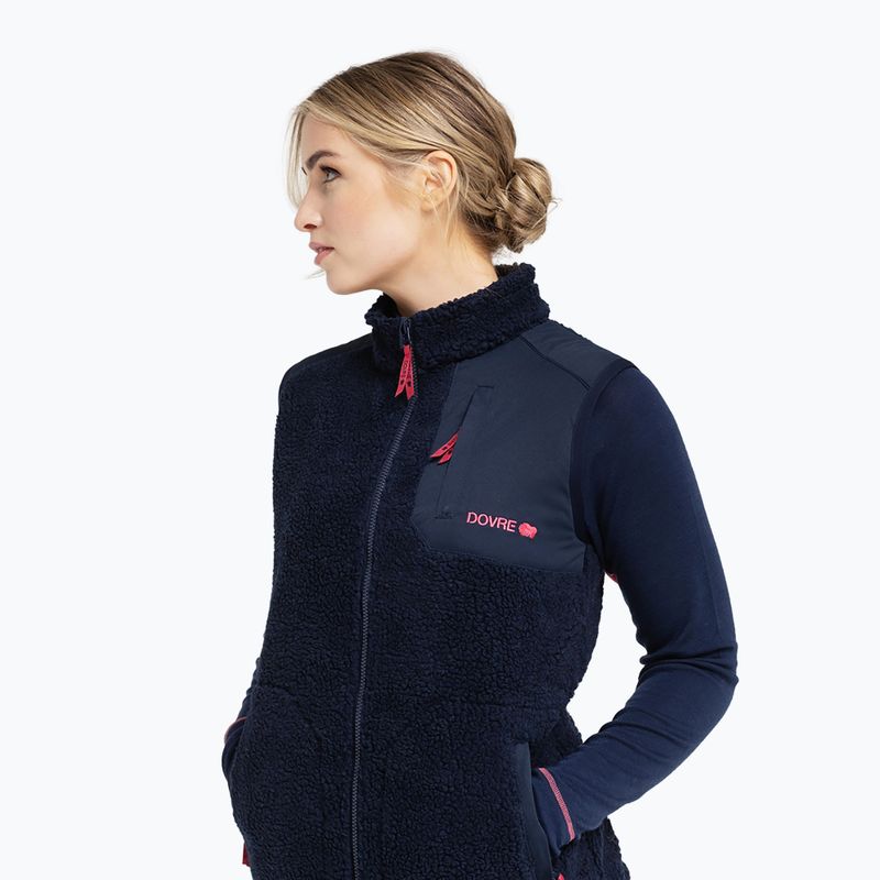 Дамски елек Dovre Teddy Fleece navy 2