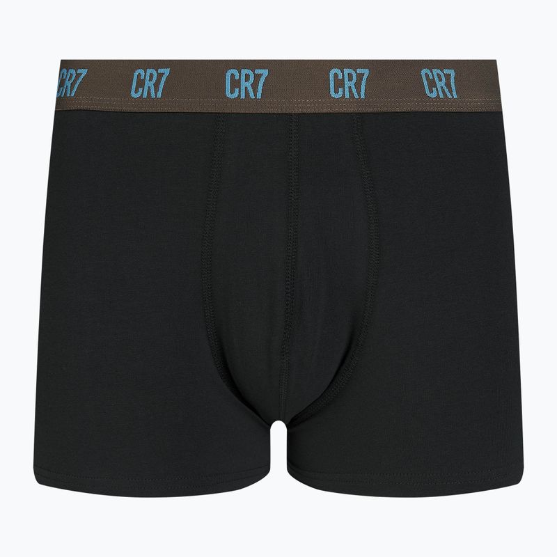 Мъжки боксерки CR7 Basic Trunk 3 чифта black/brown 5