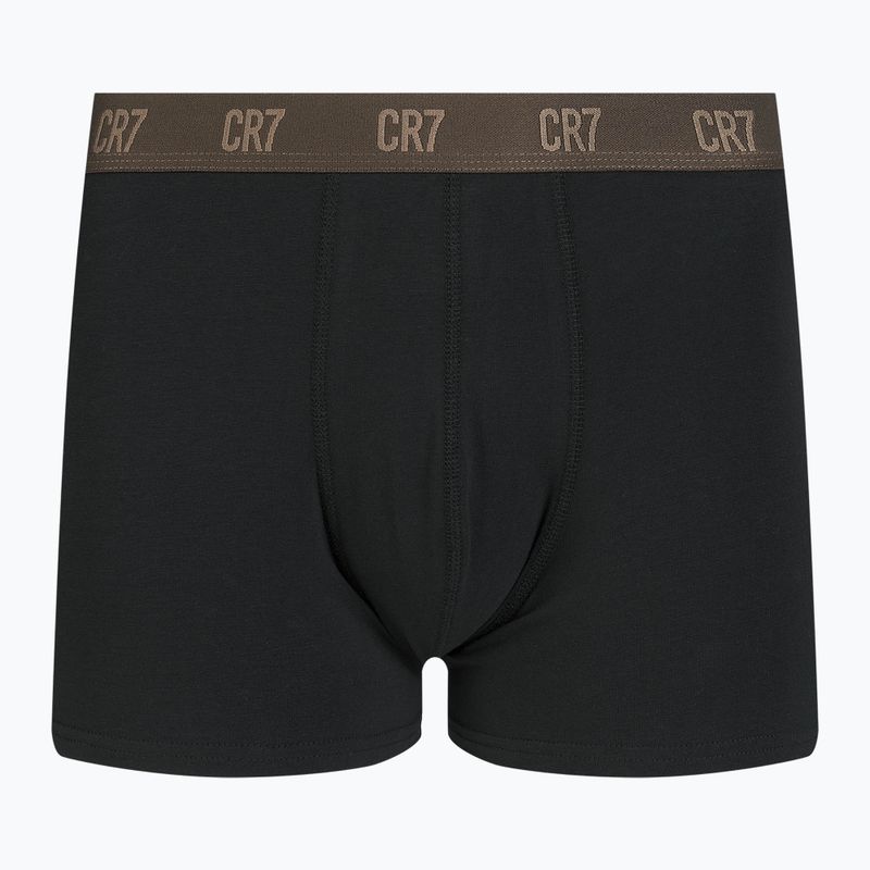 Мъжки боксерки CR7 Basic Trunk 3 чифта black/brown 8