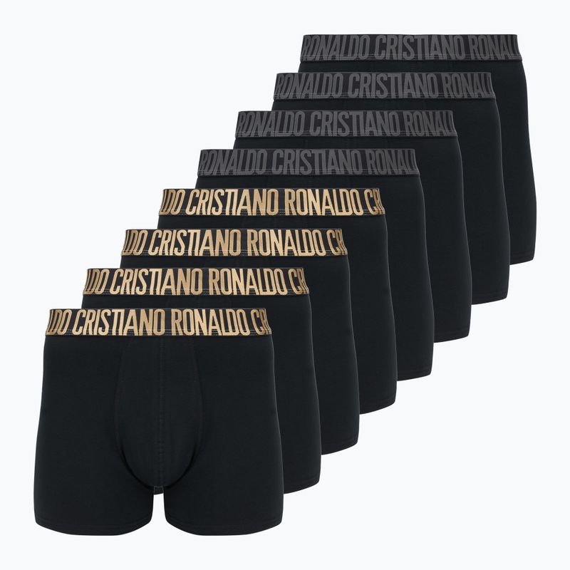 Мъжки боксерки CR7 Basic Trunk 8 чифта black