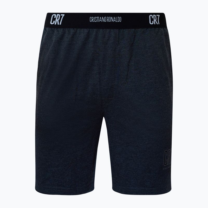 Мъжка пижама CR7 Pyjama Short dark grey melange 4