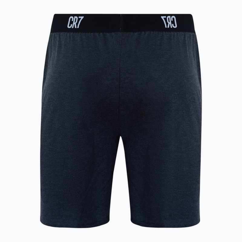 Мъжка пижама CR7 Pyjama Short dark grey melange 5