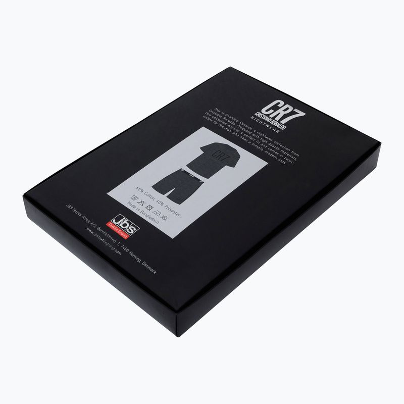 Мъжка пижама CR7 Pyjama Short dark grey melange 7