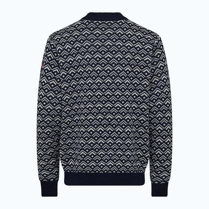 Мъжки пуловер Dovre Knitted Pullover navy 2