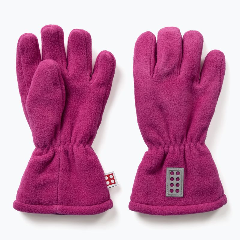 Детски зимни ръкавици LEGO Lwazun 722 fuchsia 2
