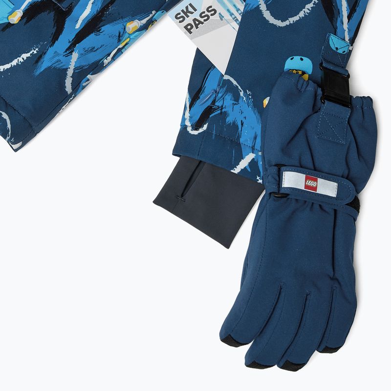 Детско скиорско яке LEGO Lwjian 704 dark blue 4