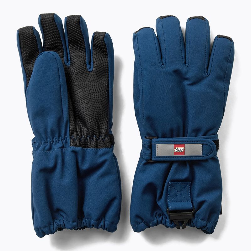 Детски скиорски ръкавици LEGO Lwatlin 700 dark blue 2