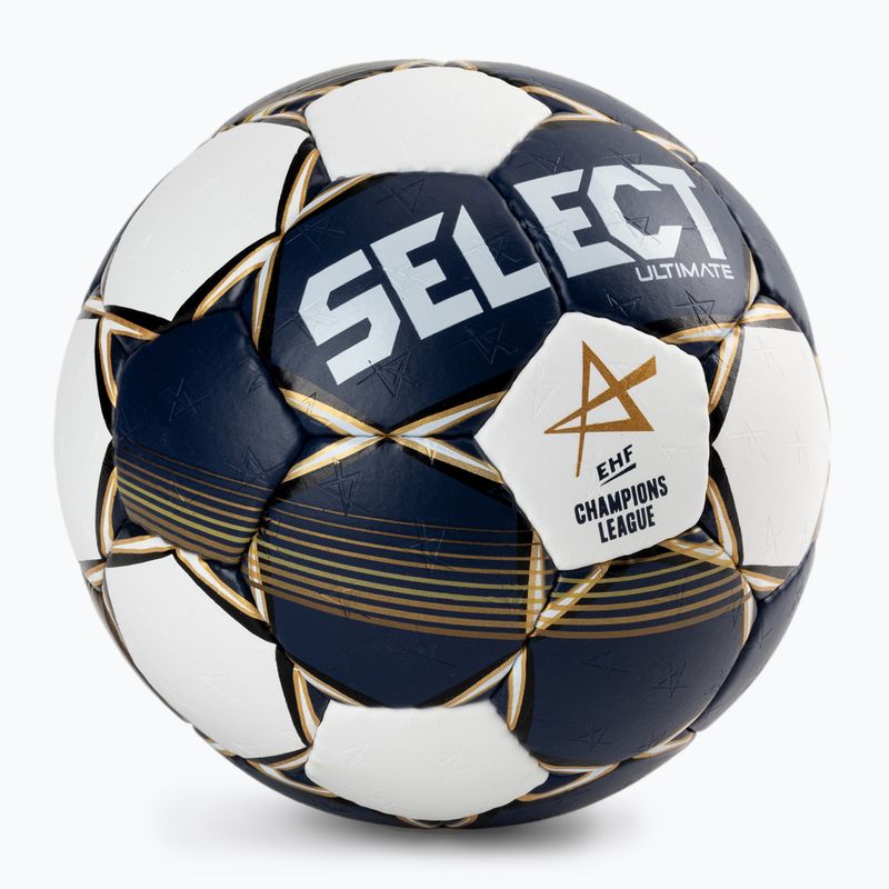 SELECT Ultimate LM v22 EHF Официален хандбал тъмно синьо и бяло SE98549