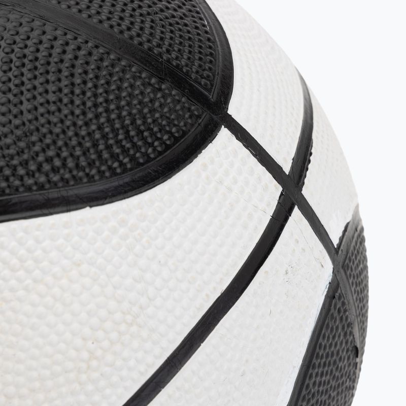 Детска баскетболна топка SELECT Basketball Street v23 white/black размер 7 3