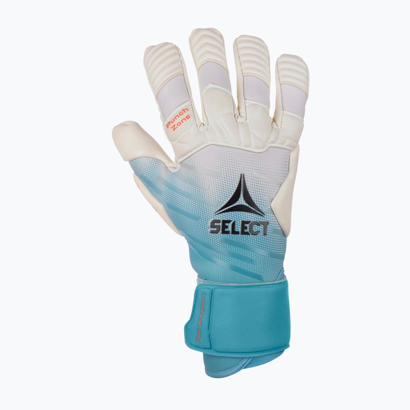 Вратарски ръкавици SELECT 88 Pro Grip Aqua v23 turquoise/white 2