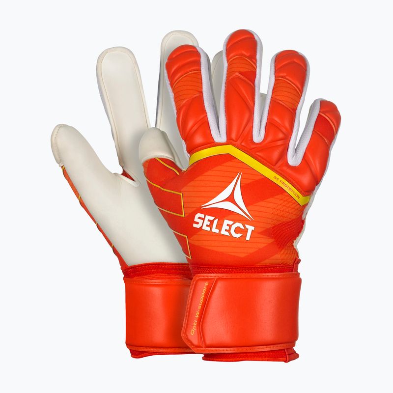 Детски вратарски ръкавици SELECT 34 Protection v24 orange/white