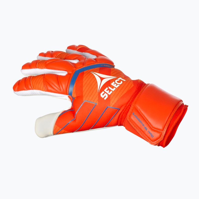 Вратарски ръкавици SELECT 77 Super Grip v24 orange/white 4