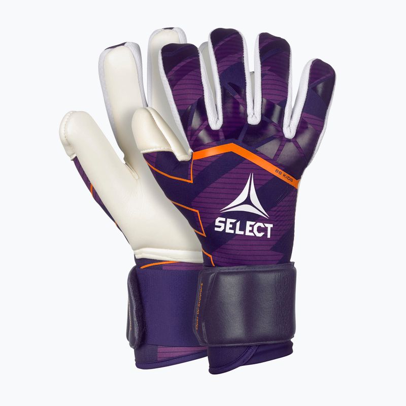 Детски вратарски ръкавици SELECT 88 v24 purple/white