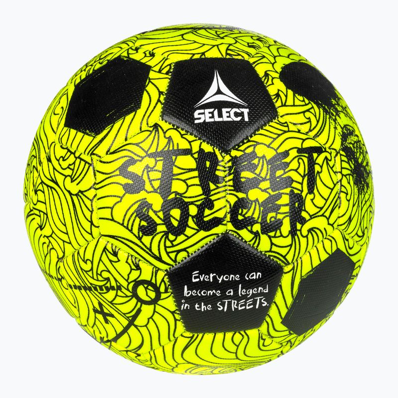 Футболна топка SELECT Street Soccer v24 yellow/black размер 4,5