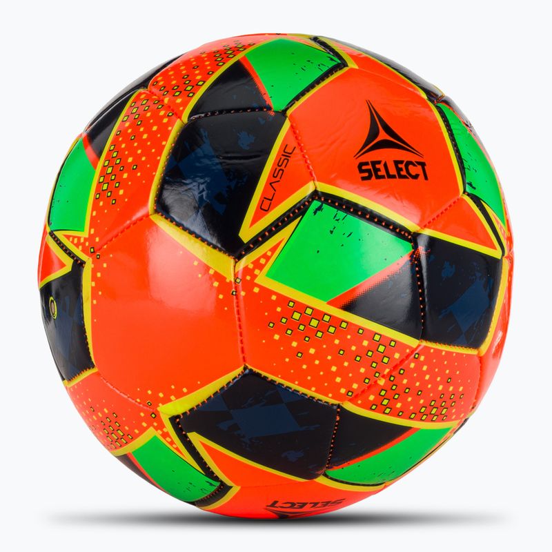 Футболна топка SELECT Classic v24 оrange/ green размер 4 2