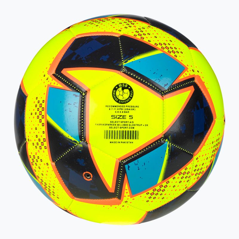 Футболна топка SELECT Classic v24 yellow/blue размер 5 2