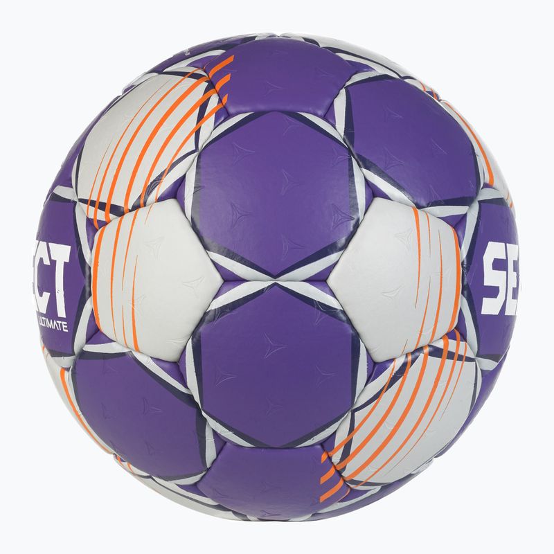 Хандбална топка SELECT Ultimate v24 Official EHF grey/purple размер 2 4