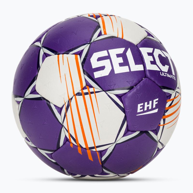 Хандбална топка SELECT Ultimate v24 Official EHF grey/purple размер 3 2
