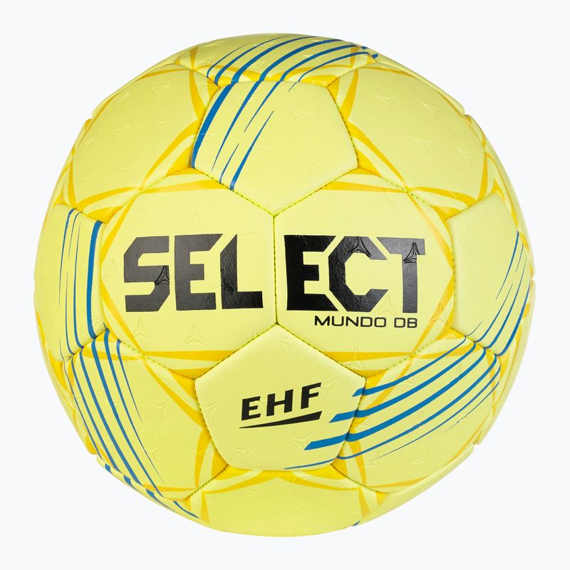Детска хандбална топка SELECT Mundo DB EHF v24 yellow размер 1 2