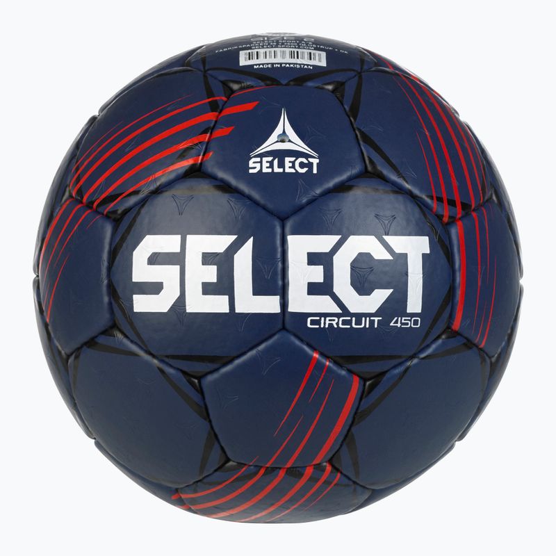 Детска хандбална топка SELECT Circuit 800 v24 navy размер 2 2