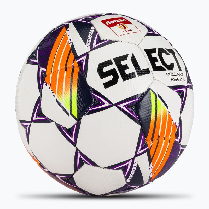 SELECT Brillant Реплика Betclic 1 League football v24 white/purple 2