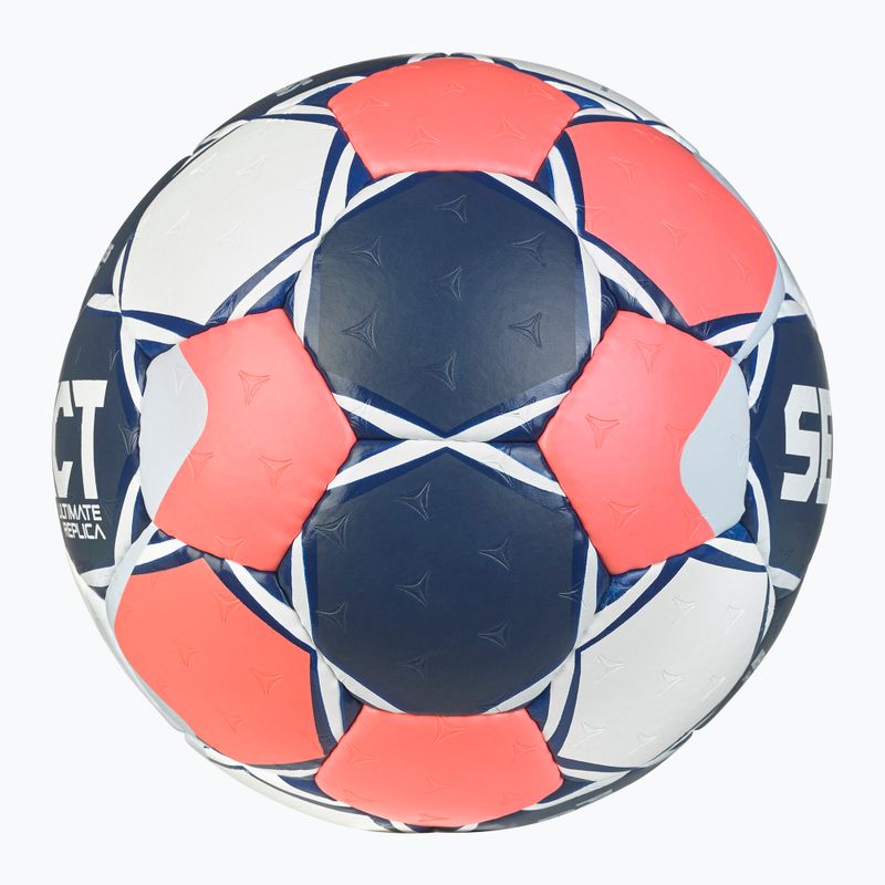 Хандбална топка SELECT Ultimate Euro Men v26 Replica white/red/black размер 0 3