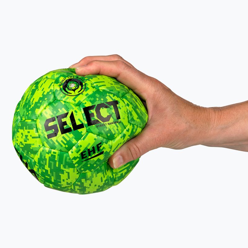 Детска топка за хандбал SELECT Goalcha Street v25 green 3