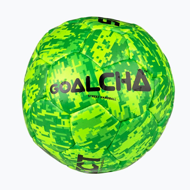 Детска хандбална топка SELECT Goalcha Street v25 green размер 0 2