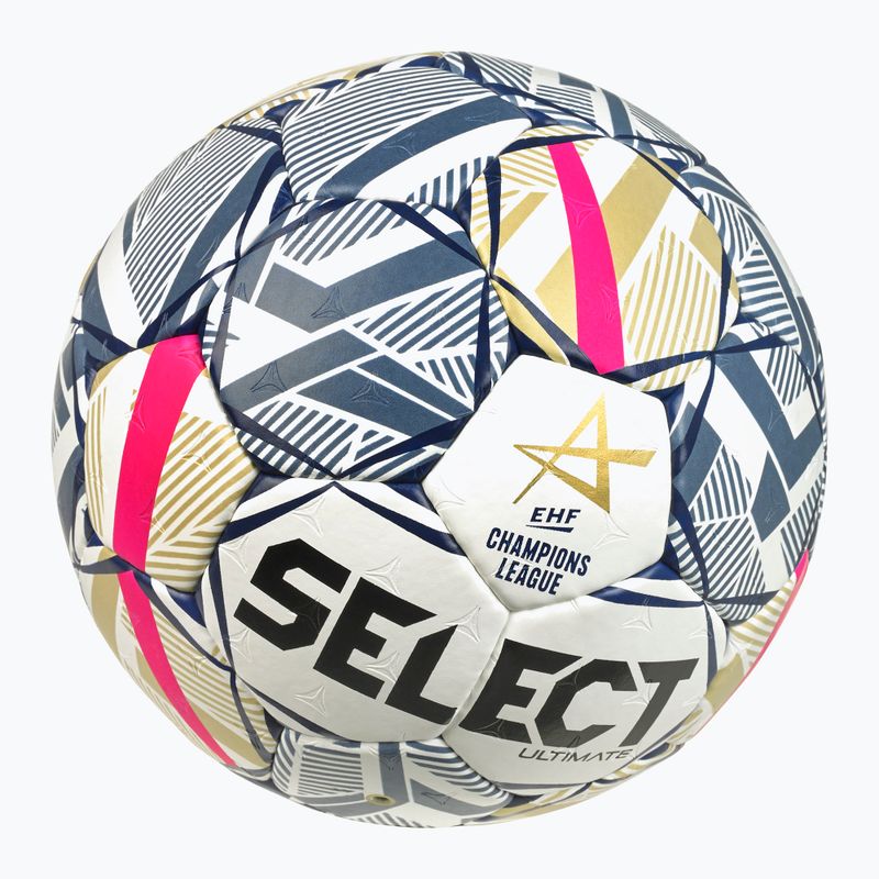 Топка за хандбал SELECT Ultimate EHF Champios League LM V26 Replica rozmiar 2 white/red 4