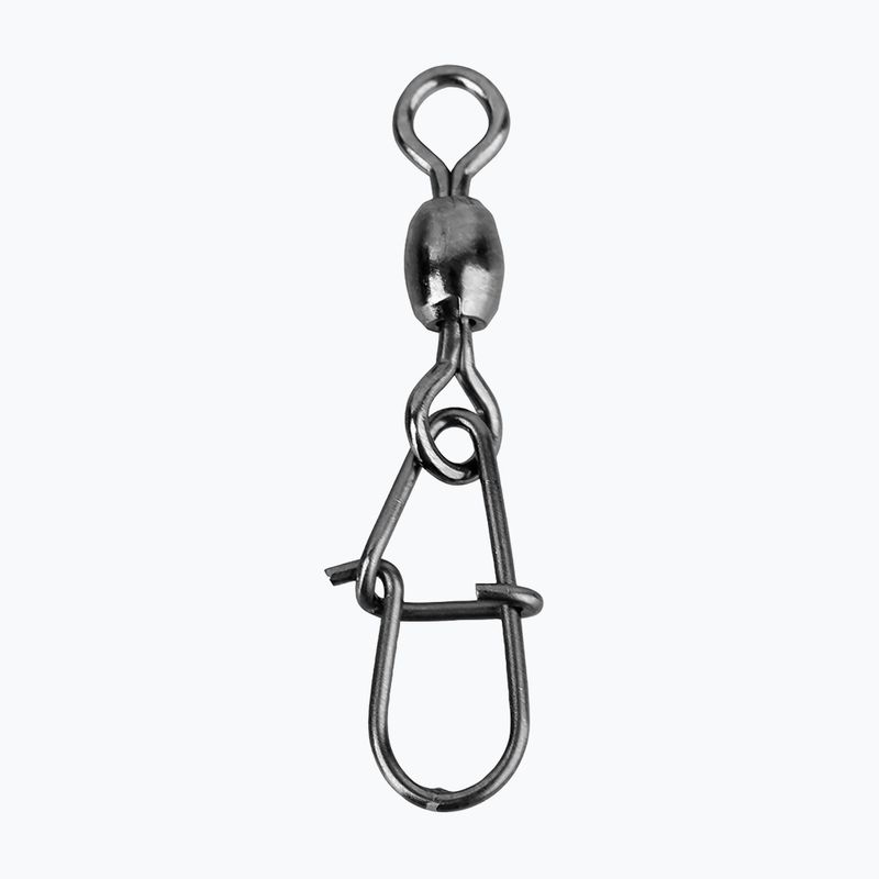 SavageGear Eggsnap въртящ се диск от 10 части с предпазен щифт сребрист 54915